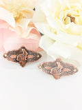 Monogrammed Bunny Barrette - LEFT Side