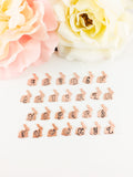 Monogrammed Bunny Barrette - LEFT Side